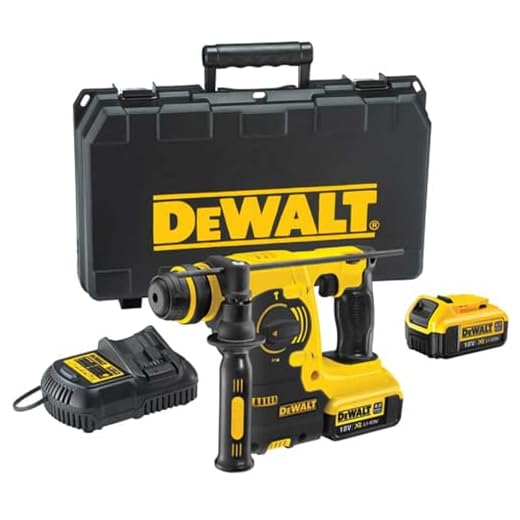 3. DeWalt 18V XR Lithium-Ion SDS Plus Rotary Hammer Drill