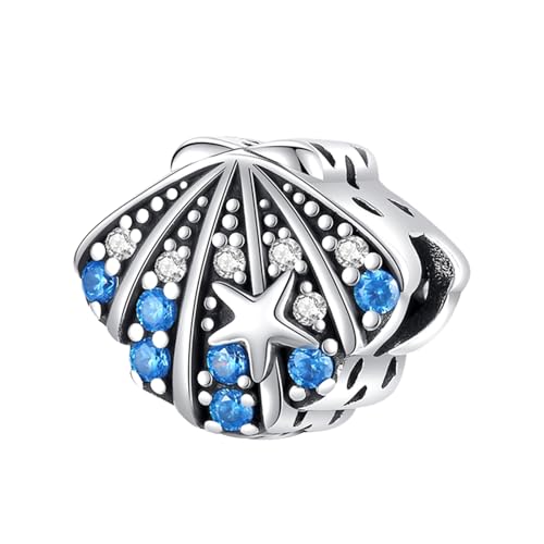 YIXUAN Charms Coquille Créature Océan Compatible avec Pandora Argent 925 Cadeau Bijou pour Elle Idéal pour Noël Anniversaires Voyage