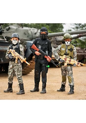 Disfraz Militar Infantil Soldado Negro Talla Large miniatura 5