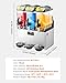VEVOR Commercial Slushy Machine, 15Lx3 Triple Tank Margarita Machine, 180 Cups Stainless Steel Margarita Smoothie Frozen Drink Machine, Slushie Machine for Party Restaurants Cafe Bars