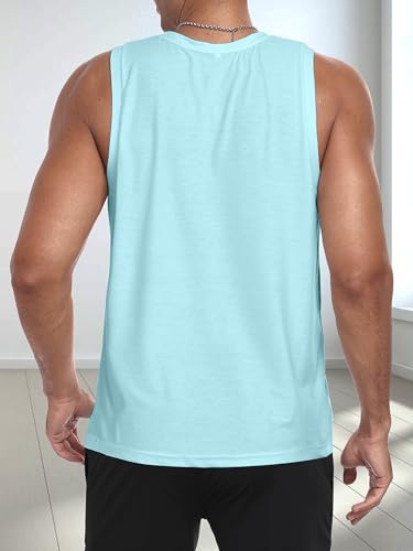 Mens Graphic Tank Tops Sleeveless Workout Gym Shirts Beach Hawaiian Coconut Tree Patriotic Style T-Shirt3