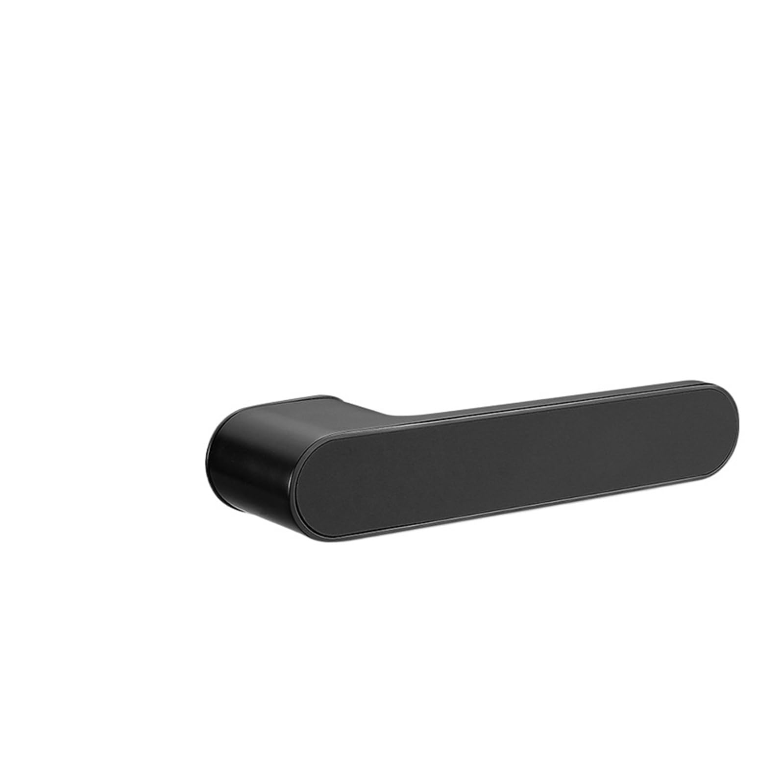 NYRXRYTCA Minimalist Magnetic Ecological Door Lock Indoor Silent Lock Home Bedroom Living Room Invisible Door Lock zinc Alloy Wooden Door Handle(Round handle Black 2)