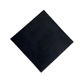 Neoprene Rubber Sheet Roll 1/16 .062" Thick X 12" Wide X 12" Long, Solid Neoprene Rubber Sheet for Anti-Slip, Anti-Vibration