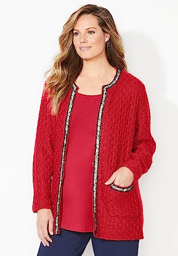 Catherines Women's Plus Size Liz&Me Iconic Cardigan3