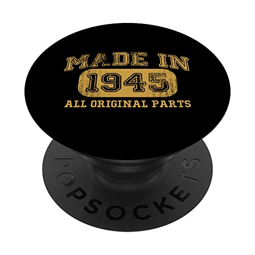 Hecho en 1945 regalos de cumpleaños de 78 años de edad 1945 78 cumpleaños PopSockets PopGrip Intercambiable