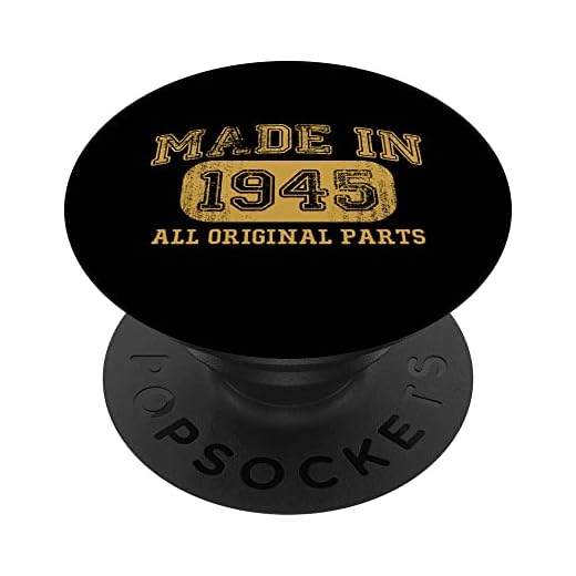 Hecho en 1945 regalos de cumpleaños de 78 años de edad 1945 78 cumpleaños PopSockets PopGrip Intercambiable
