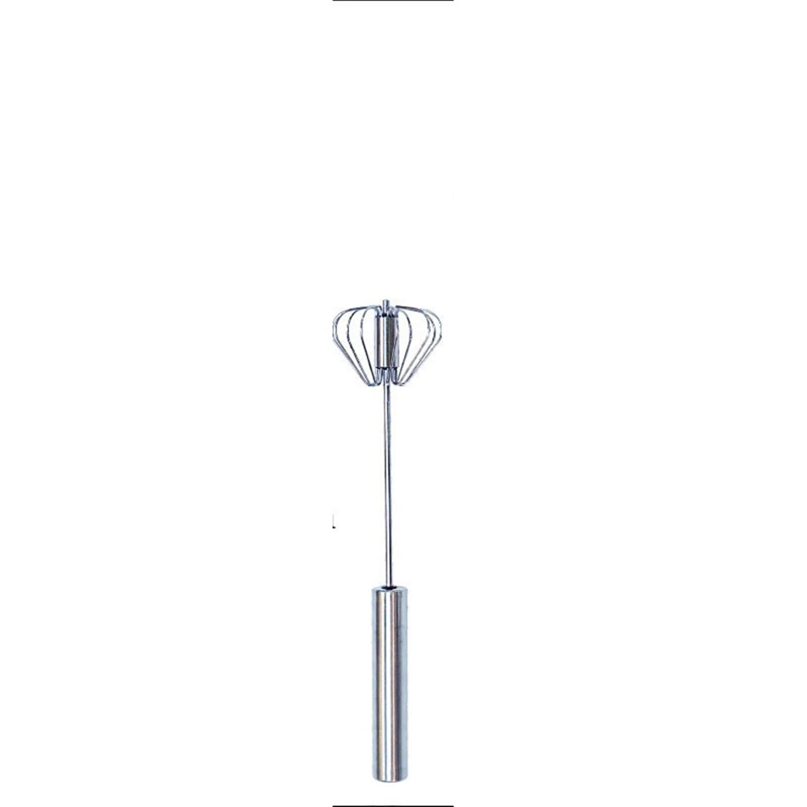 Batidor de cocina, batidor huevos semiautomático, batidora manual acero inoxidable, agitador giratorio automático, accesorios