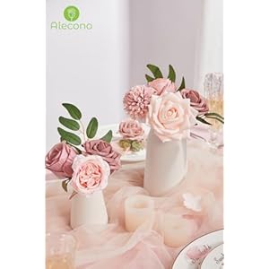 Aleconoartificialflowersdustypinksilkfakeflowersfordiyweddingbridalbouquetsweddingcakeflowersfortablecenterpiecesbabyshowerbirthdaypartyhomedecorations Urban Country Home Decor Alecono artificial flowers dusty pink silk fake flowers for diy wedding bridal bouquets wedding cake flowers for table centerpieces baby shower birthday party home decorations urban country home decor