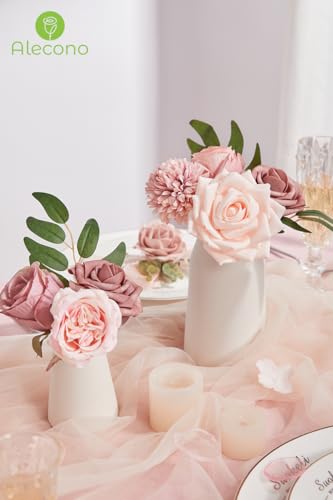 Aleconoartificialflowersdustypinksilkfakeflowersfordiyweddingbridalbouquetsweddingcakeflowersfortablecenterpiecesbabyshowerbirthdaypartyhomedecorations Urban Country Home Decor Alecono artificial flowers dusty pink silk fake flowers for diy wedding bridal bouquets wedding cake flowers for table centerpieces baby shower birthday party home decorations urban country home decor