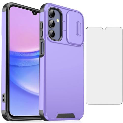 Coque Samsung Galaxy A16 A17 5G silicone souple avec protecteur d'écran verre