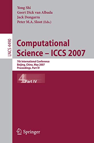 Computational Science - ICCS 2007: 7th Internat... 354072589X Book Cover