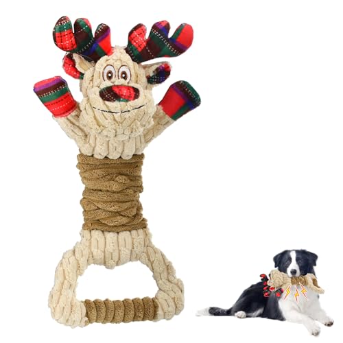 Vehomy Elk Squeaky Chew Toy