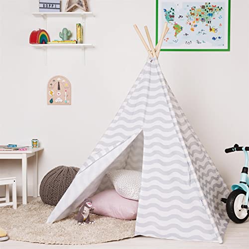 boppi Teepee - Tenda da pigiama party per bambini, grande, per...