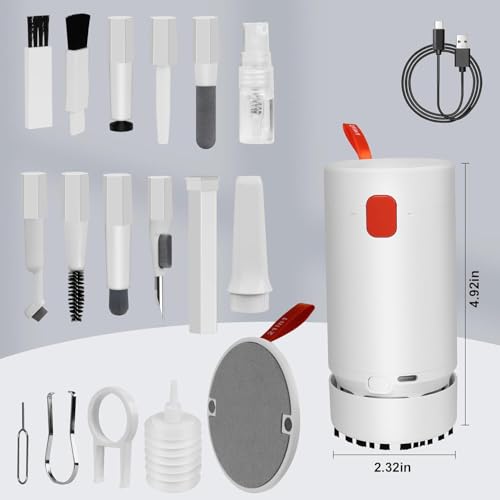 Image of 21 in 1 Multifunction Cleaning Kit, Upgraded Electronic Cleaner Kit with Mini Vacuum for Keyboard, Laptop, Phone, Camera, Earbud,Computer Screen etc Cleaning Brush Tool kit Set