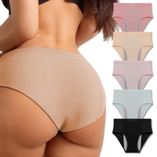 Image of Everdries Hipster Incontinence Underwear, XS, 5 Pack | Leakproof, Discreet, Absorbent, Reusable, Machine-Washable Panties for Women over 60