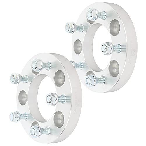 OCPTY 2PCS 1 inch (25mm) Wheel Spacers 5 Lug 5x4.75 to 5x4.75 (5x120.65) with 12x1.5 Studs fits for Corvette wheel spacers for Camaro S10 for S15 Jimmy wheel spacers