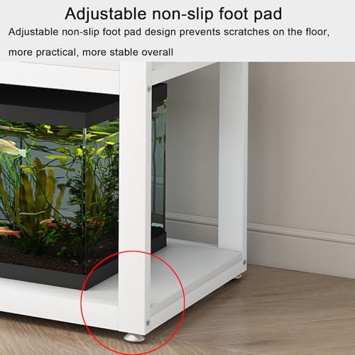 Supporto per Acquario in Metallo Resistente: Un Robusto Supporto per riporre acquari, Adatto a Pesci d'Acqua Dolce di Grandi e Piccole Dimensioni, Ideale per uffici Domestici e per Decorare