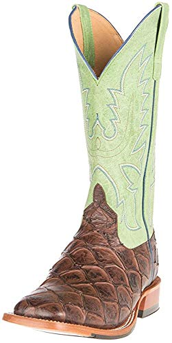 Horsepower Mens Cognac Filet of Fish Seas The Day Top Cowboy Boots2