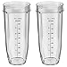 Tazza da 907 g compatibile con Ninja Auto iQ BL480 BL482 BL642 NN102 BL682 BL450 BN751 BN801 Foodi SS351 SS401 - Confezione da 2 bicchieri alti di ricambio