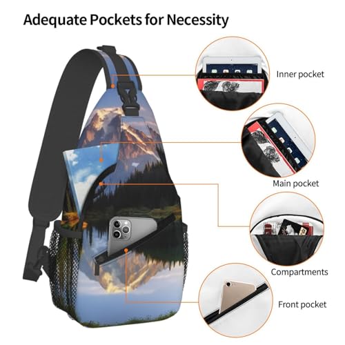 Bolso cruzado tipo sling para hombres y mujeres miniatura 4