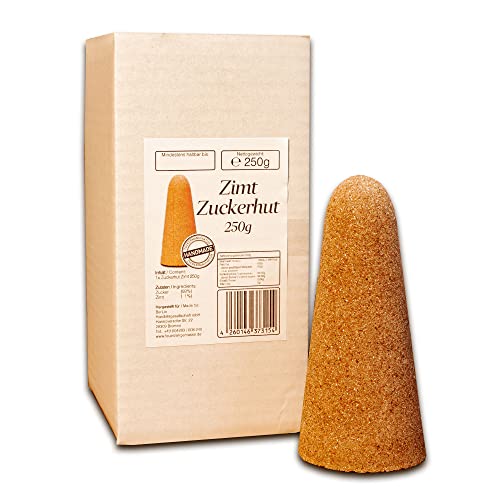 Feuerzangentasse Zimt-Zucker-Hut | 1 Stück (250g) | Original Zimt Zuckerhut für Feuerzangenbowle Cover