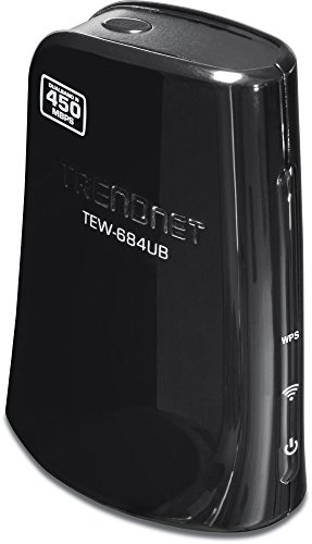 TRENDnet 450 Mbps Dual Band Wireless N USB Adapter TEW-684UB (Black)