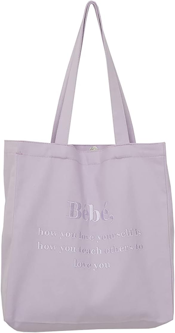 [Jeremy] トートバッグ キャンバス ショルダーバッグ 綿 買い物バッグ ボタン付き ファスナー付き カジュアル シンプル 大容量 軽い 通学 可愛い 肩掛け