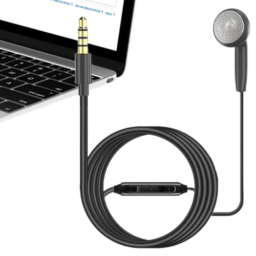 Uonguon 有線片面イヤホン モノラルスマートフォンヘッドセット マイク付きイヤホン 片耳ヘッドホン ビジネス用有線ヘッドセット マイク付きモノラルヘッドホン 通話用ファミリーヘッドセット