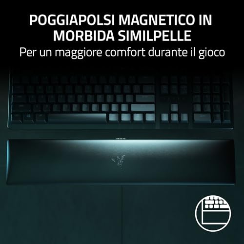 Huntsman V2 (Interruttore Analogico) - Tastiera da Gioco Ottica con Bassa Latenza (Interruttori Ottico- Analogicoi, Copri Tasti PBT Doubleshot, cavo USB-C staccabile) Layout USA | Nero - Tastiera gaming - Immagine 4