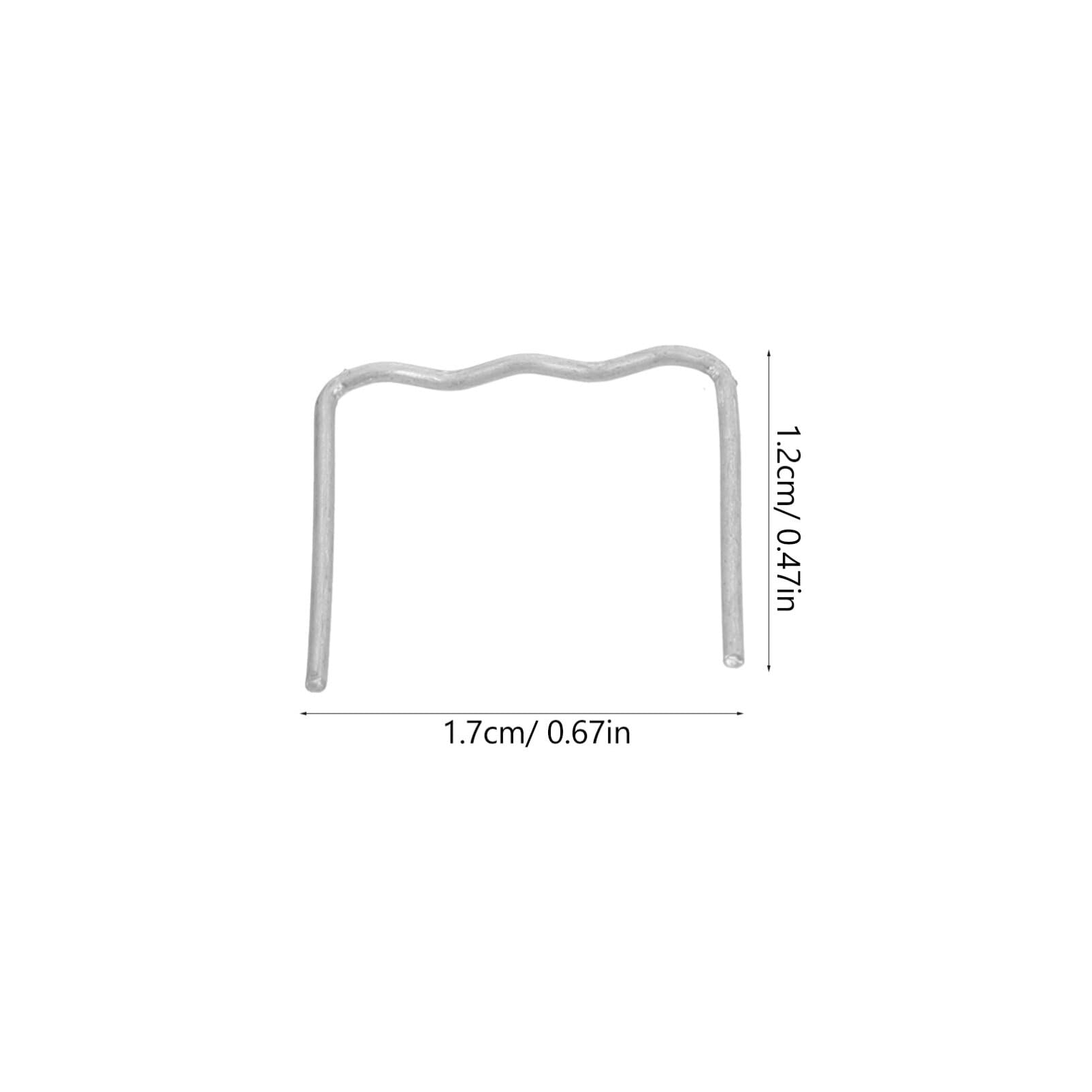 GALPADA 800pcs Auto Stapler Automobile Repair Welding Rod Car Wave Staple Assorted Welding Wire Silver