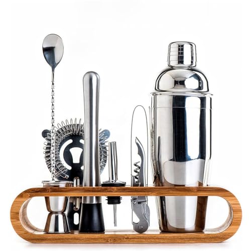 Set Coctelera y Accesorios 12 Piezas Acero Inoxidable miniatura 2