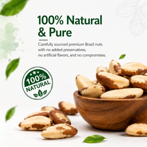 Image of Dry Goods Co. Brazil Nuts 100g | Premium Whole Brazil Nut | Selenium Rich | Jumbo Brazilian Nuts Vaccum Pack
