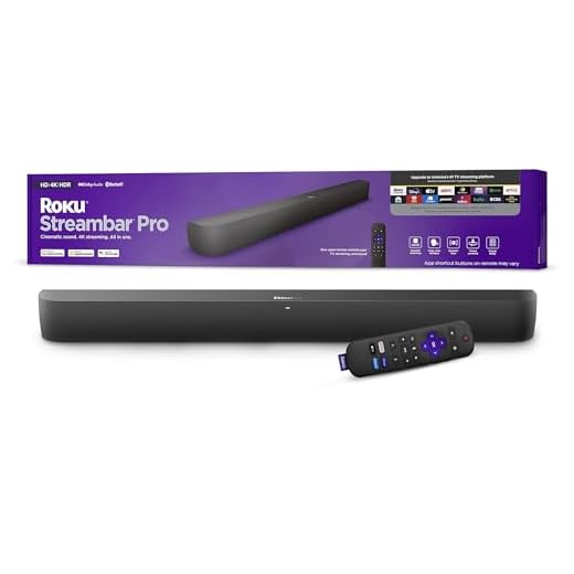 Roku Streambar Pro Stereo Soundbar Grey