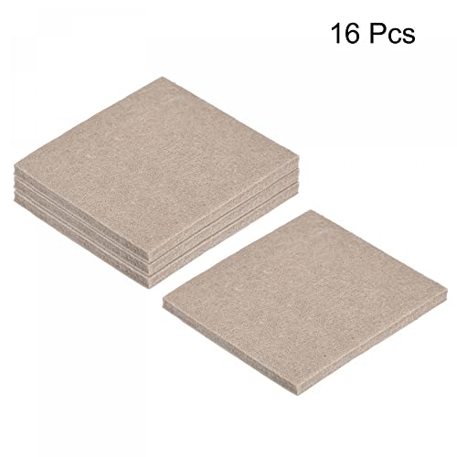 Evita rayones en el piso con estas almohadillas autoadhesivas de fieltro beige cuadradas 4