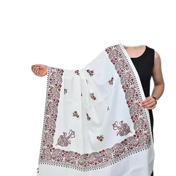 Printed Women Casmilon Wool Paisely Printed Ladies Winter Warm Shawl Pack Of 1_05-image-43