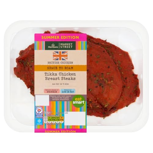 Morrisons Tikka Chicken Breast Steaks, 350g