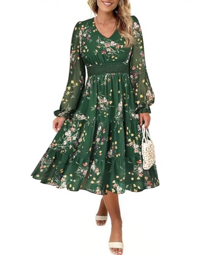 TIYOMI Plus Size Maxi Dresses for Women 2025 V Neck