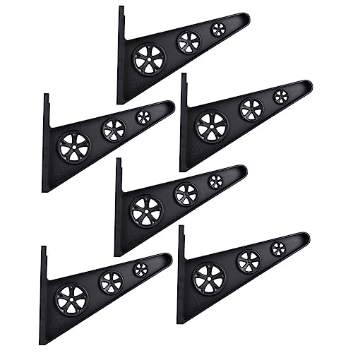 Mipcase Multi Wall Rack for Skateboard Snowboard and Umbrella Display High Strength Storage Bracket Black for Home Organization