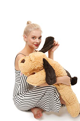 Morismos Puppy Dog Stuffed Animal Soft Plush Dog Pillow Big Plush Toy For Girls Kids (Small-31 Inch) #TOP3