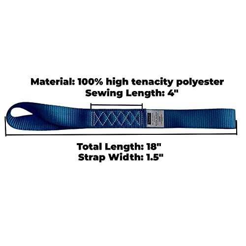 Yuoneiy Cinghie Di Fissaggio Morbide (4 Pezzi) 3,8 X 45,7 Cm, Resistenza Alla Rottura, 4,5 Kg, Resistenti, Morbide Cinghie Per Moto, Atv, Utv, Biciclette E Rimorchi - 3