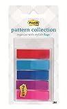 Post-it Full Color Flags, Gingham Full Color Collection, 1/2 in x 1.7 in, 100 Flag/On-The-Go Dispenser (683-PLAID1-S)