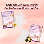 Epielle Moisturizing Hand Mask 6 Pairs, Deep Moisturizing Gloves for Dry, Cracked Hands, Self Care Gifts for Women, Spa Kit, Stocking Stuffers, Thanksgiving Essentials - Image 3