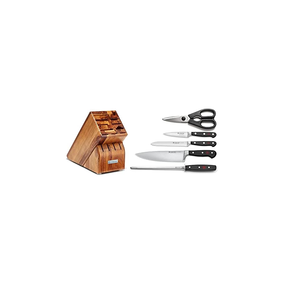 WÜSTHOF Classic 6-Piece Knife Block Set