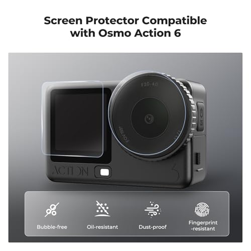 Image of K&F CONCEPT Camera Cage + Screen Protector Kit for DJI Osmo Action 6