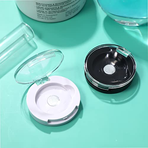 Lurrose Single Empty Magnetic Eyeshadow Case Empty Eyeshadow Palette Box Empty Magnetic Cosmetics Makeup Powder Sample Container 4Pcs 26Mm #TOP7