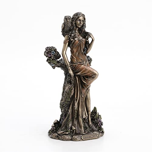 Estatua Veronese Design Blodeuwedd diosa Celta de Primavera y Flores