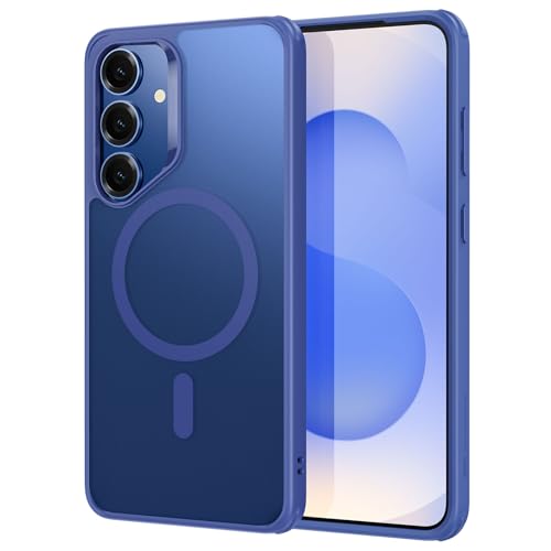 ESR für Samsung Galaxy S25 Plus Hülle für MagSafe TOP MIlitärnorm Schutz Magnetische Handyhülle Schutzhülle Cover für Galaxy S25 Plus Case Vergilbungsresistent Klares Blau