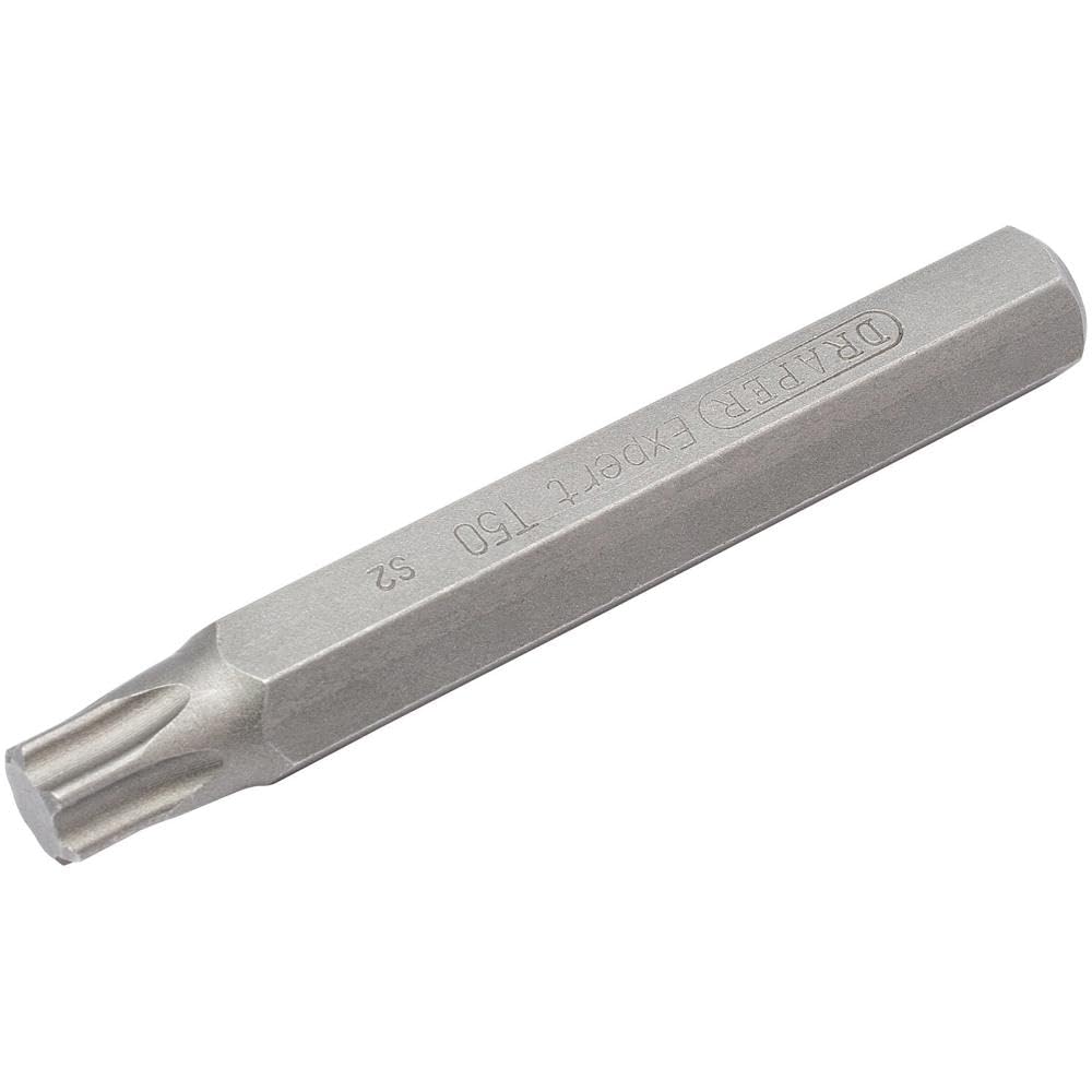 Draper Expert Torx 10mm Shank Hexagon Insert Bits T27 75mm Pack of 1