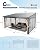 12X16 FT Hardtop Lean to Gazebo with Gutters, Mosquito Netting & Privacy Curtains, Aluminum Frame, Connectable Wall Mounted Gazebo Pergola with Sloping Galvanized Steel Roof for Patio,Garden, Khaki