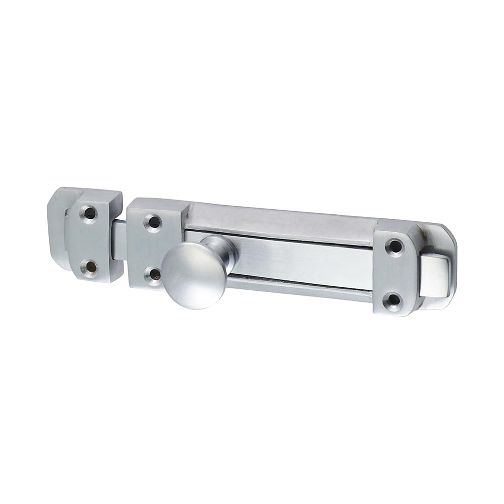 Boulon à section plate en chrome satiné Timco pour menuiserie chic